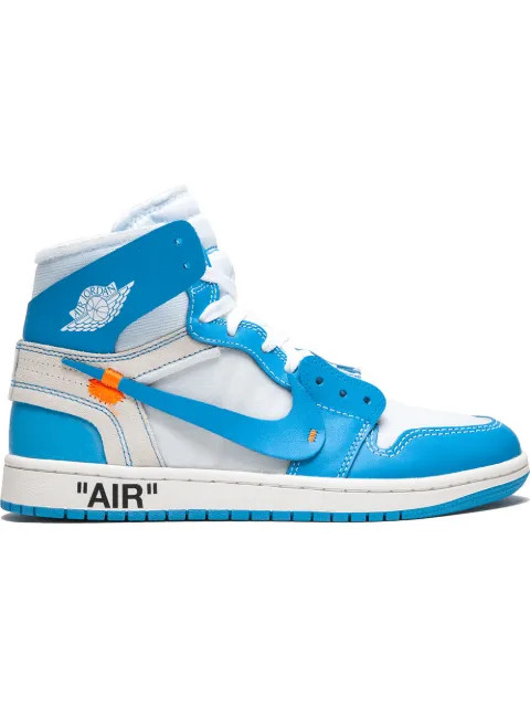 tenis Air Jordan 1 Retro High "Off-White - UNC" de Nike x Off-White | Farfetch (RoW)