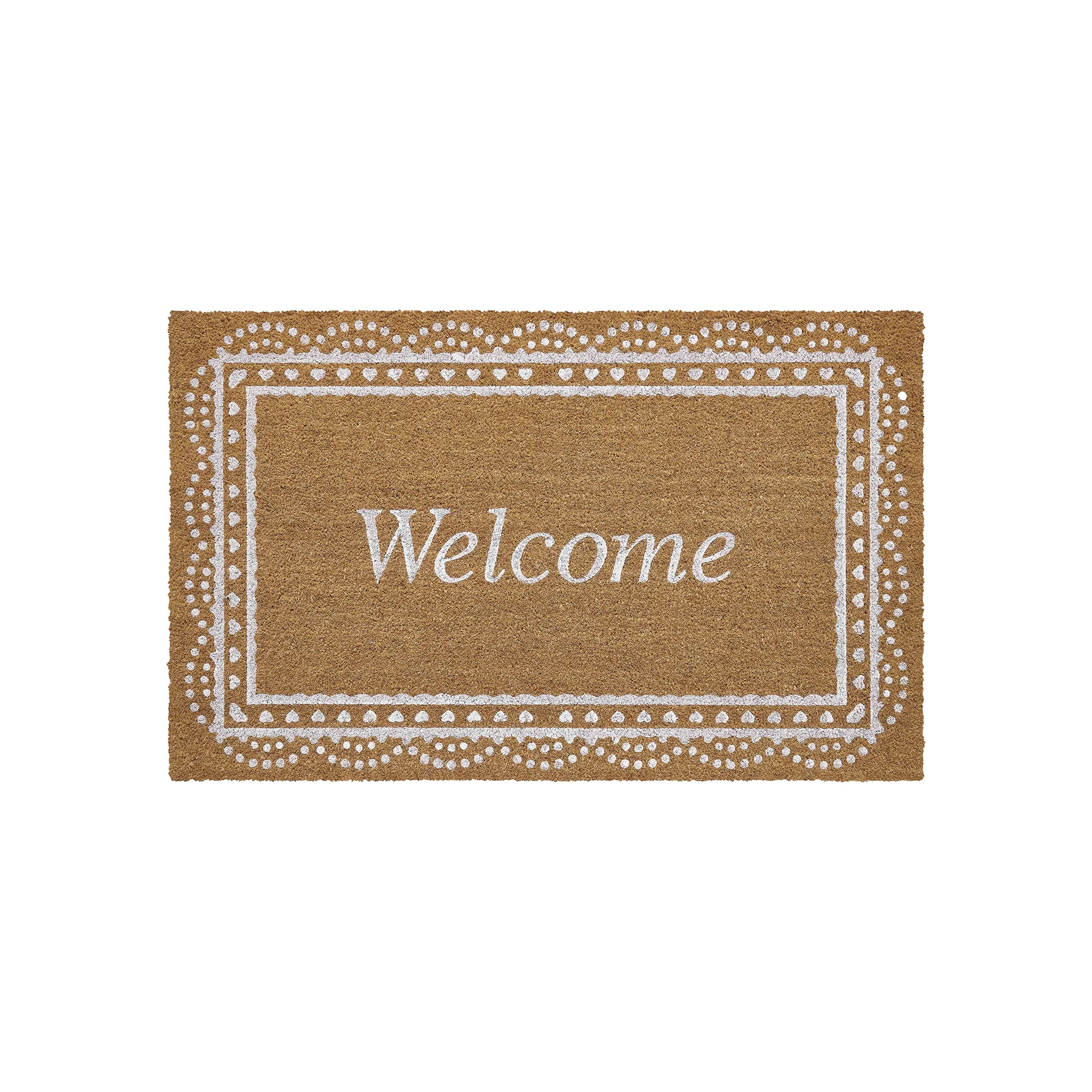 My Texas House Multi Welcome Heart Lace Outdoor Coir Mat, 18" x 30" | Walmart (US)