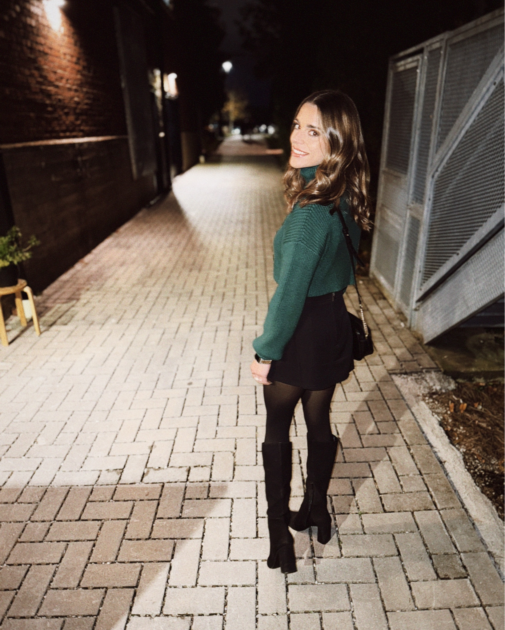Sweater weather 🖤 #fall #fallfashion #boots #sweaters #sweater #sweaterweather #tights 

#LTKSeasonal #LTKShoeCrush #LTKStyleTip