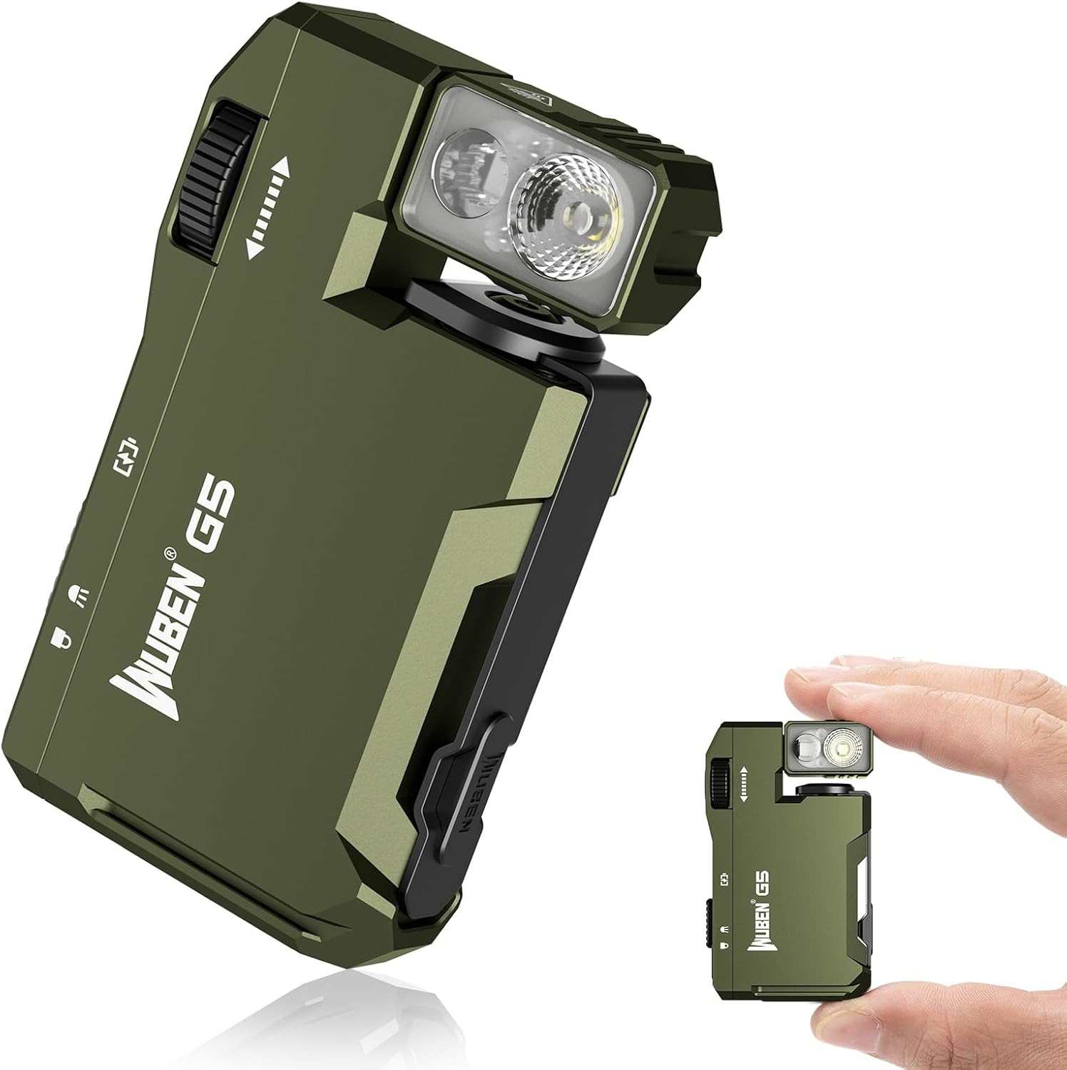 WUBEN G5 Rechargeable EDC Flashlight, Mini Flat Bright Small Flashlight | Amazon (US)