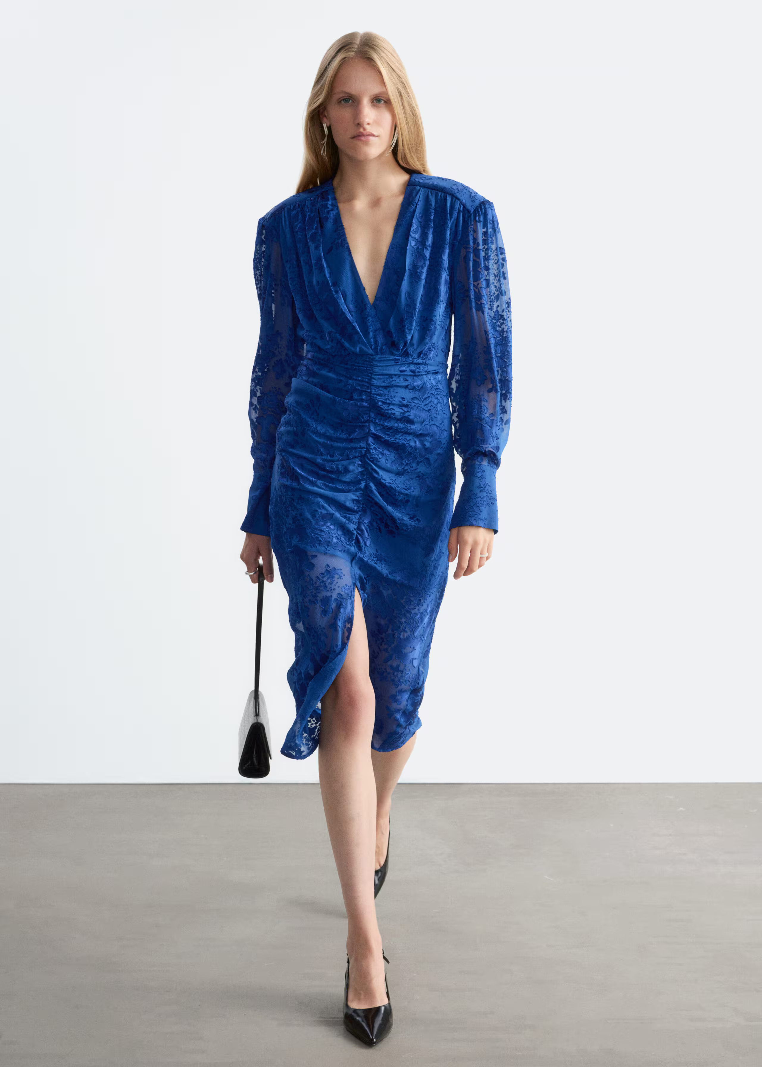 Silk-Blend Chiffon Dress | & Other Stories UK