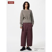 Uniqlo - Pantalon Baggy En Coton - Marron Foncé - M | Uniqlo FR