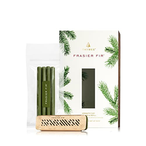Thymes Frasier Fir Car Vent Clip Air Freshener + Refills - Long-Lasting Car Fragrance Diffuser Set With Fresh Scent | Amazon (US)