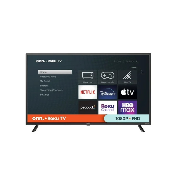 onn. 40" Class FHD (1080P) LED Roku Smart TV HDR (100058007) | Walmart (US)