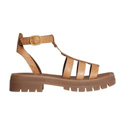Clea Triomphe gladiator chunky sandal in crocodile stamped calfskin - CELINE | 24S (APAC/EU)