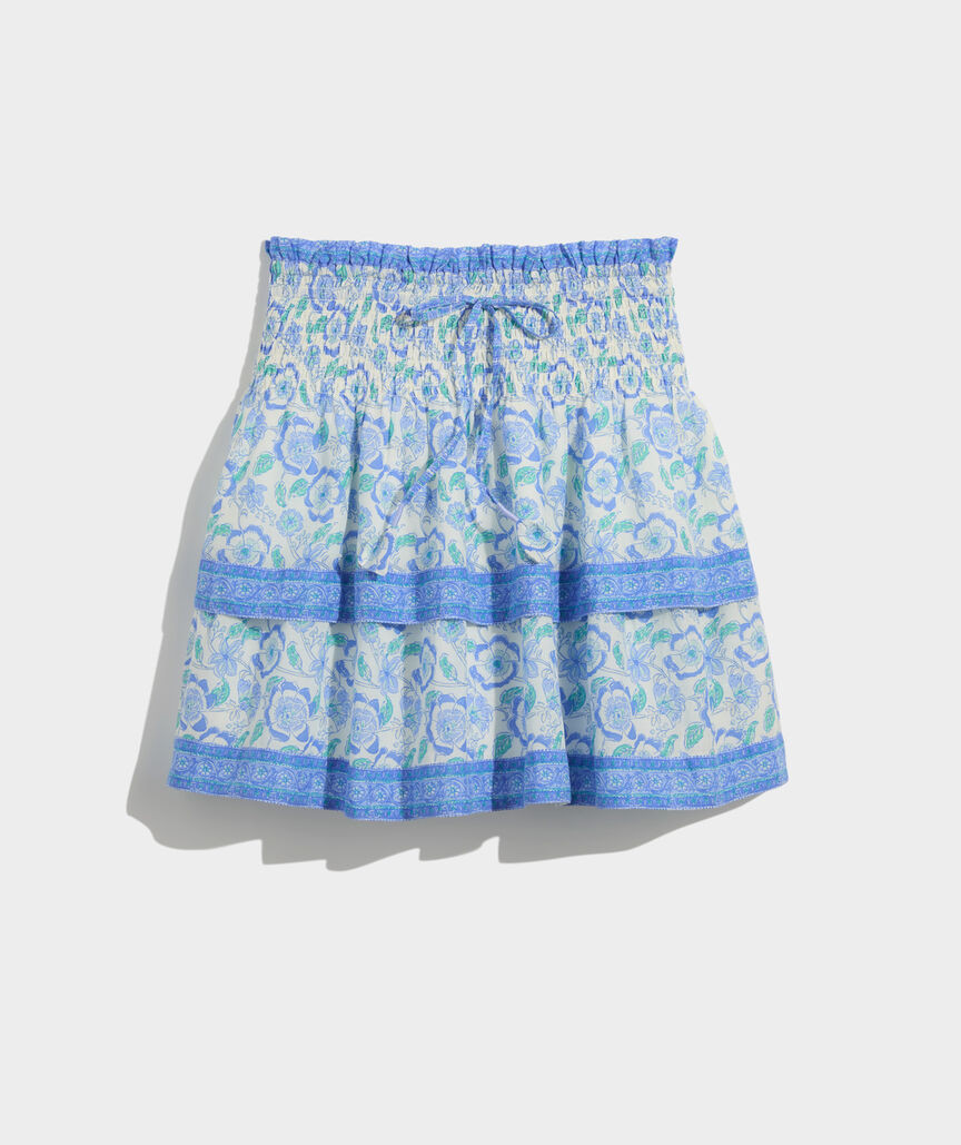 Nellie Smocked Skirt | vineyard vines