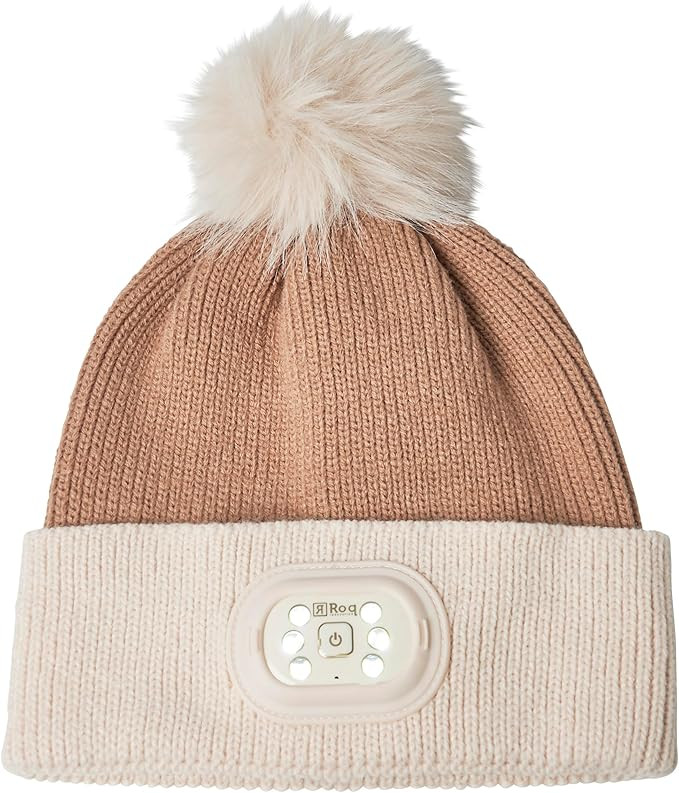 HEAD LIGHTZ Headlightz by Roq Innovation - POM POM Beanie with Light, Unisex LED Beanie Hat with ... | Amazon (US)