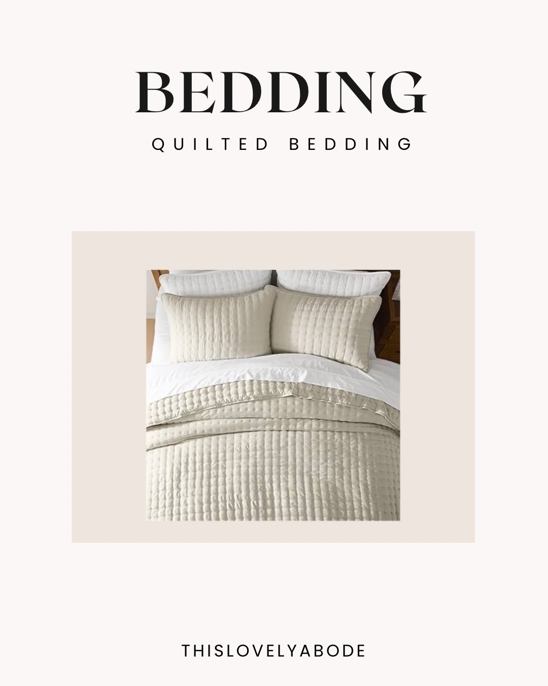 Quilted blanket and shams. Comes in all sizes and various colors. 
#amazon #bedding #homedecor

#LTKHome