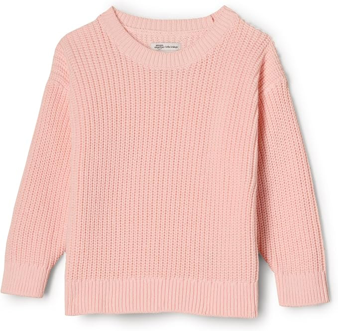 Amazon Essentials x Sofia Grainge Toddler and Baby Boys' Cotton Knit Drop Shoulder Sweater with R... | Amazon (US)