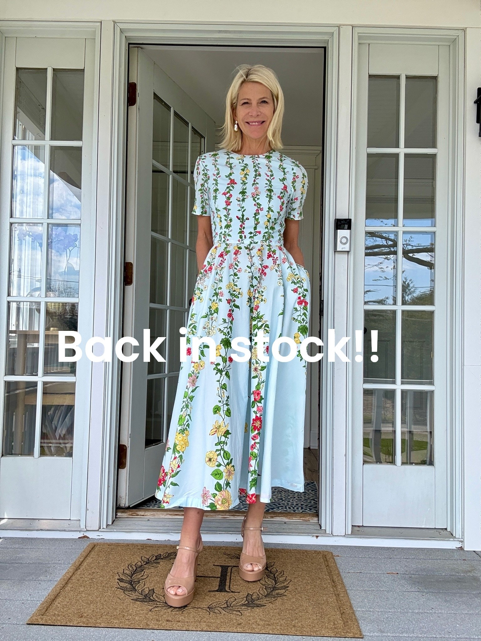 Back in stock!  Don’t miss this one!  It screams Oscar de la Renta vibes…..for a LOT less.  Size down :)

#LTKMothersDay #LTKmomlife #LTKOver40