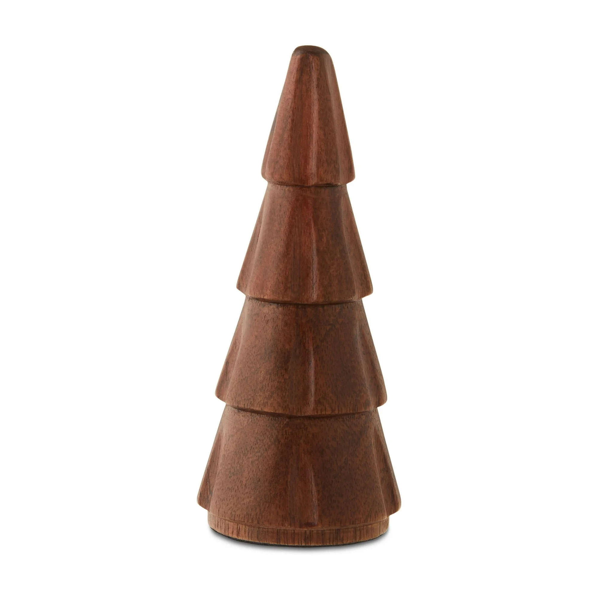 Mango Wood Christmas Tree Tabletop Decoration, Brown, 5", by Holiday Time | Walmart (US)