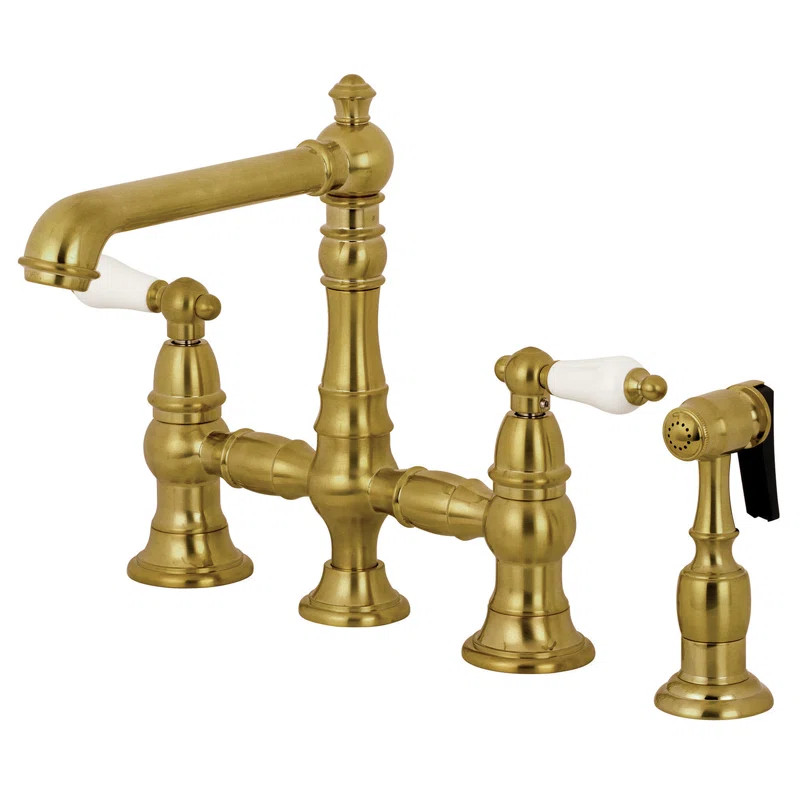 KS7277PLBS English Country Touch Bridge Faucet | Wayfair North America