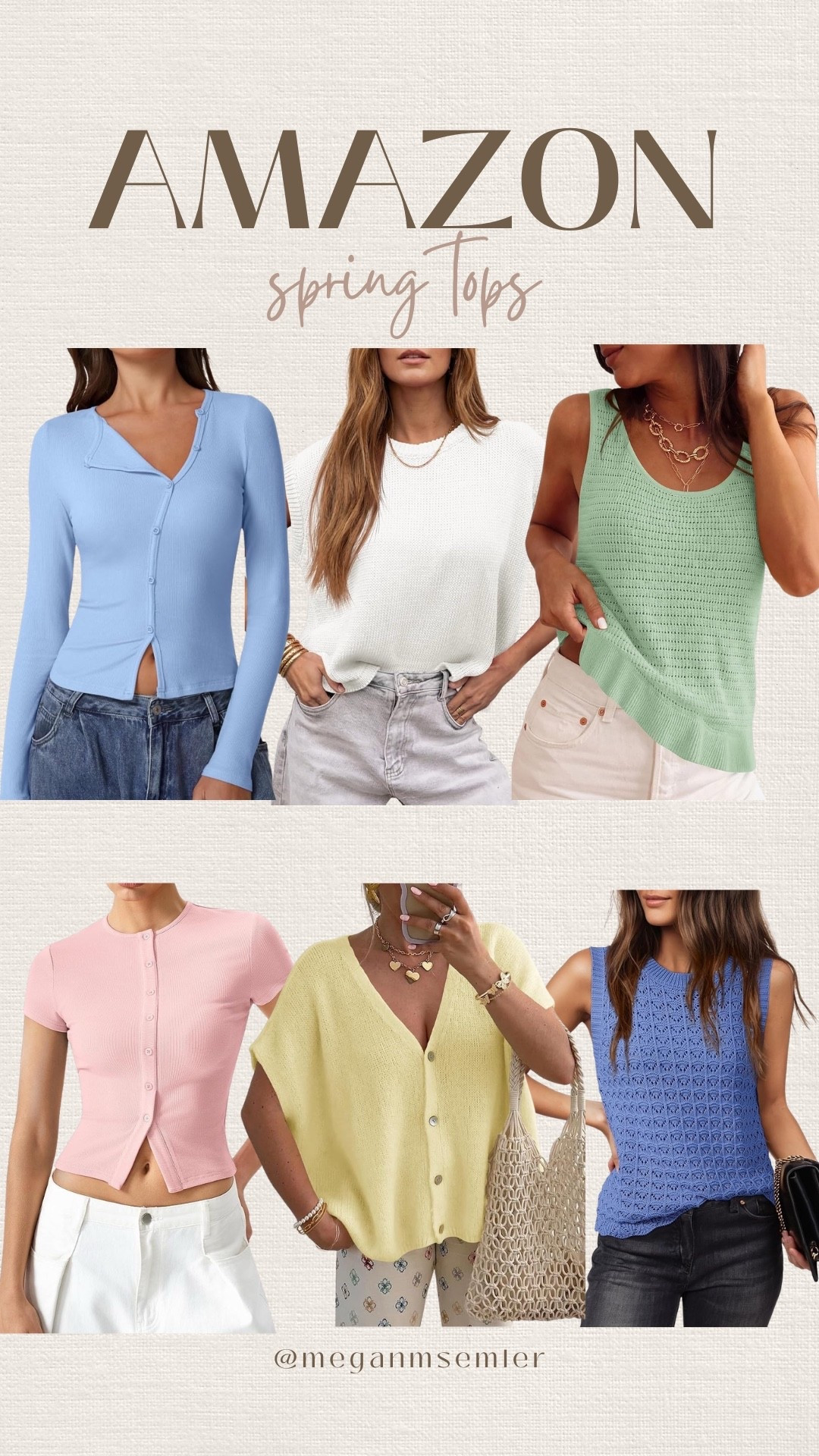 Amazon spring tops 

#LTKgrwm #LTKSeasonal #LTKootd
