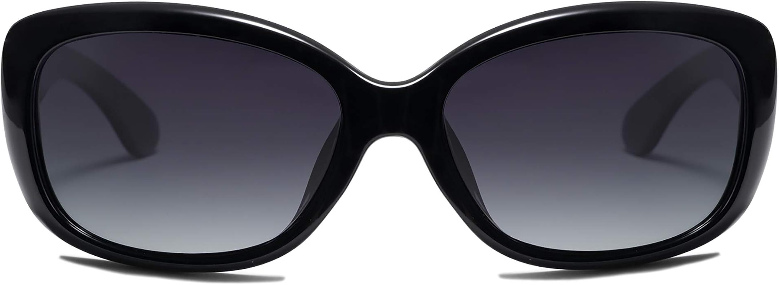 SOJOS Vintage Square Sunglasses for Women Polarized UV Protection Havana Frame | Amazon (US)