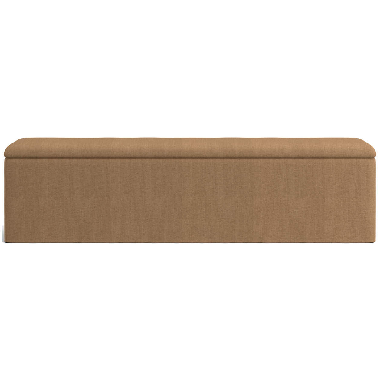 Greenwich 68" Upholstered Storage Bench + Reviews | Crate & Barrel | Crate & Barrel