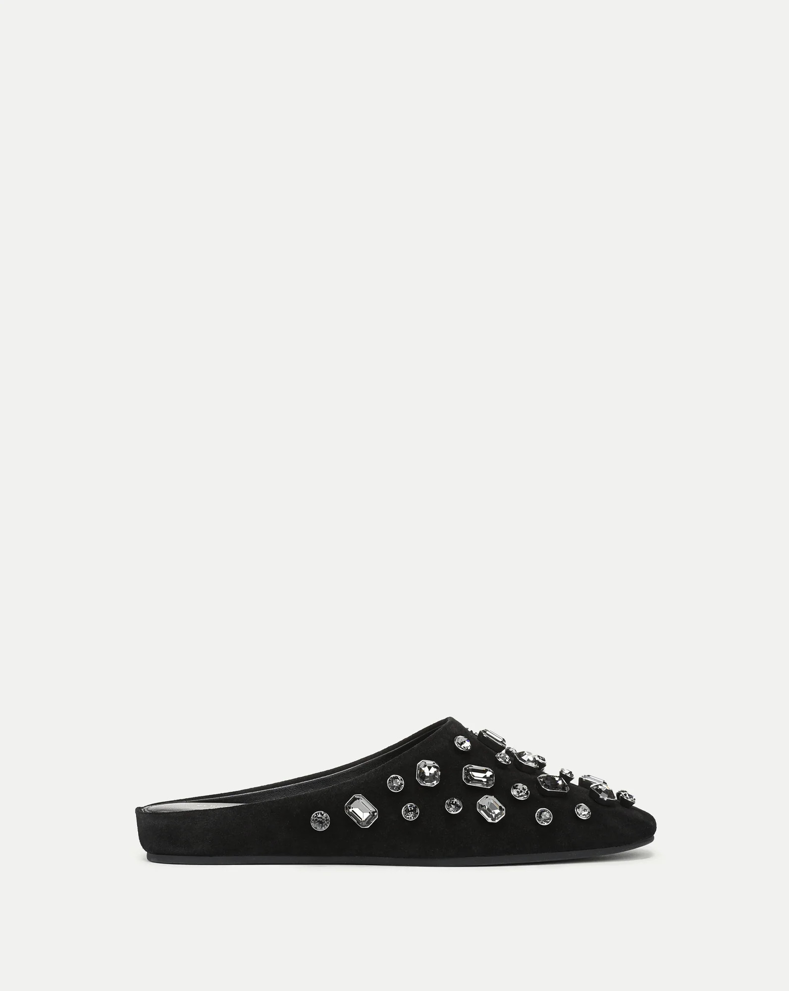 Narcisa Embellished Mule in Black | Veronica Beard | Veronica Beard