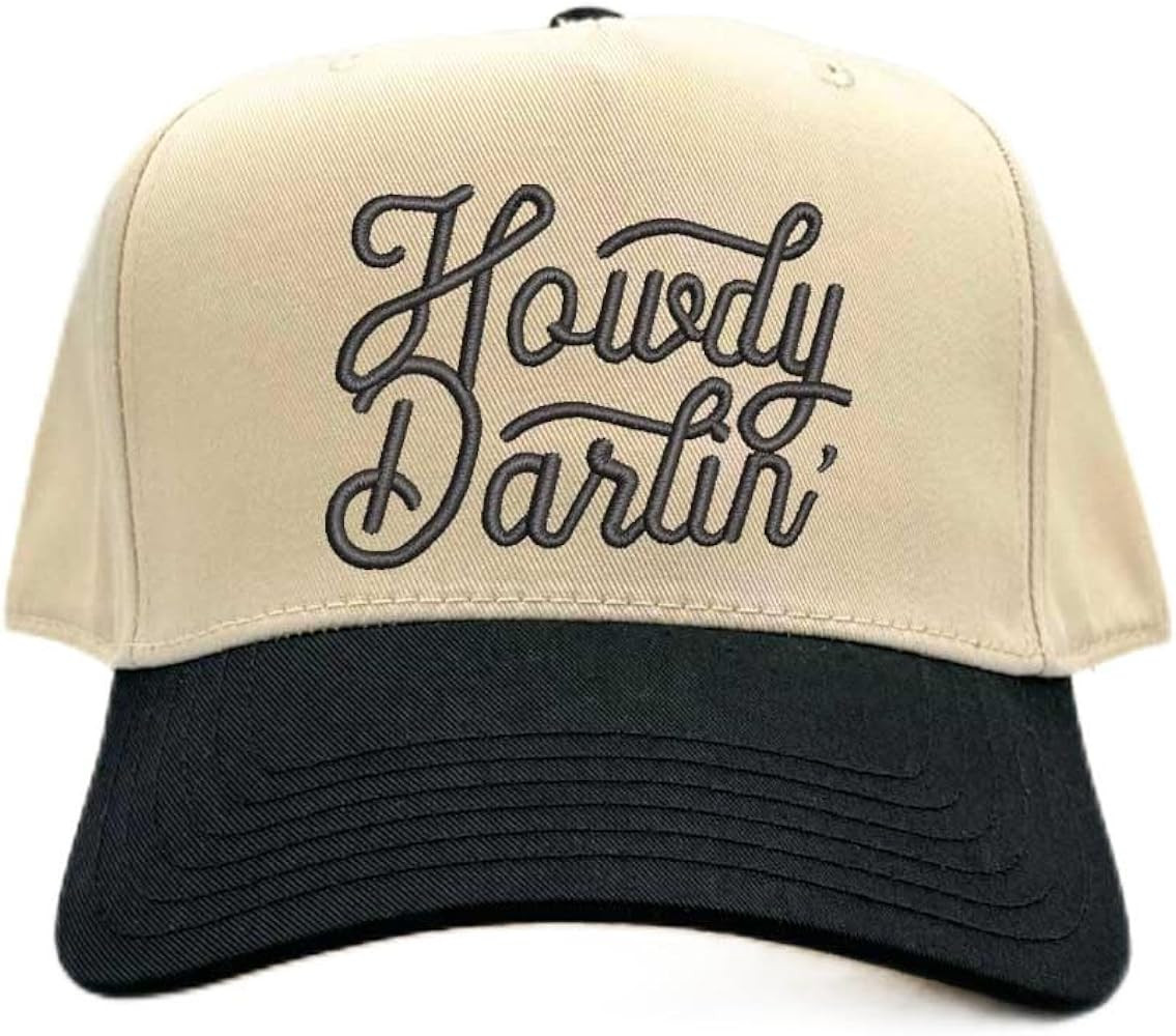 Howdy Darlin' Two Tone 5-Panel Embroidered Baseball Hat | Amazon (US)