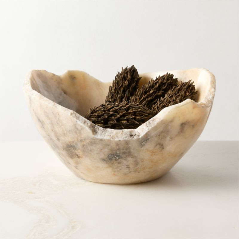 Onyx Raw Edge Stone Bowl | CB2
