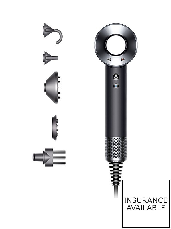 Dyson Supersonic™ Hair Dryer - Black and Nickel | Very (UK)