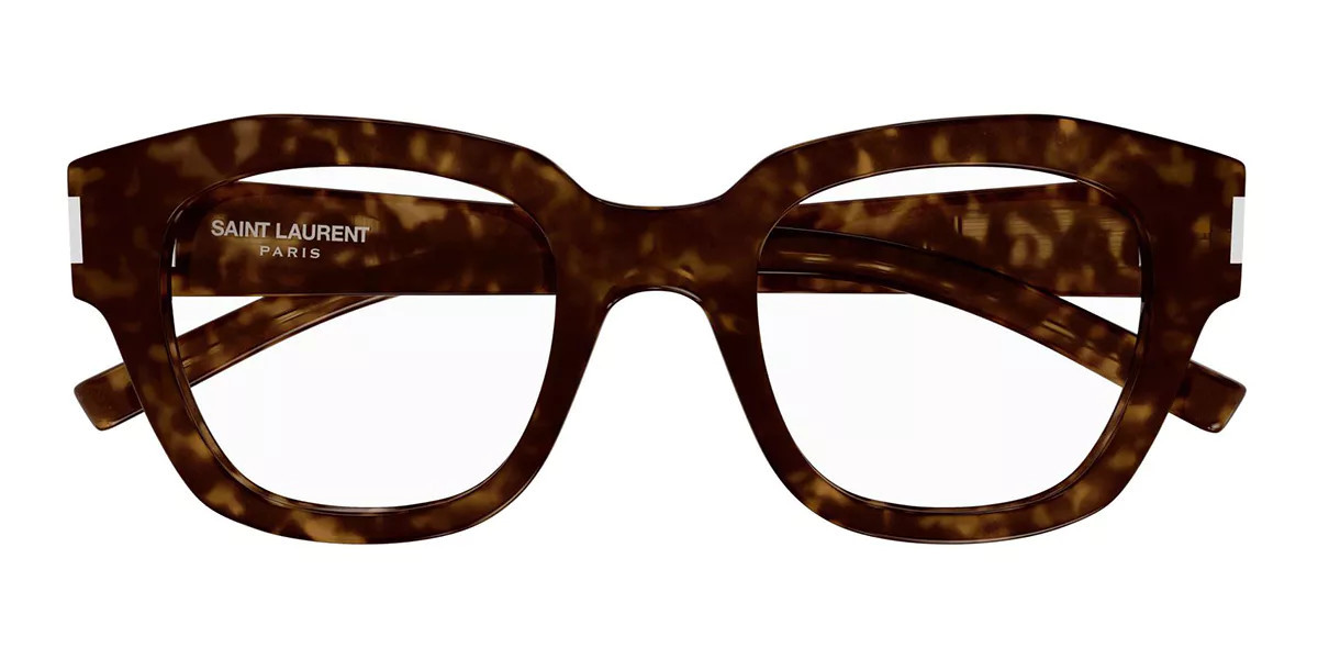 Saint Laurent SL 640 002 Women’s Glasses Tortoiseshell Size 49 - Free Lenses - Blue Light Block Available | SmartBuyGlasses Global