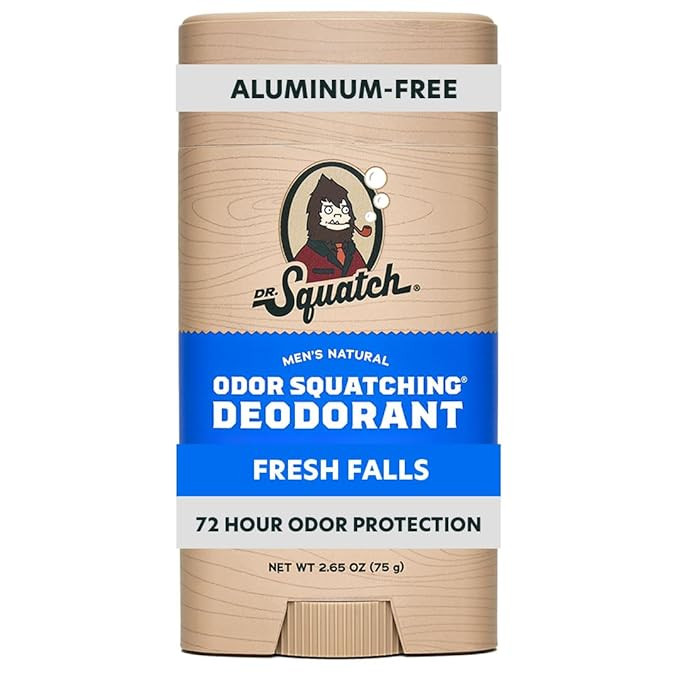 Dr. Squatch Natural Men’s Deodorant – Aluminum Free Natural Deodorant Men with Charcoal & Pos... | Amazon (US)