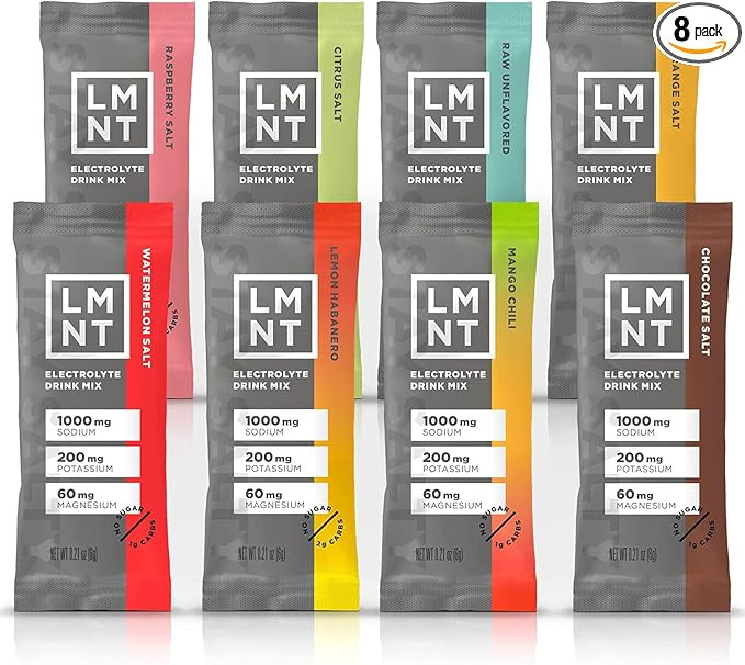 LMNT Keto Electrolyte Powder Packets | Paleo Hydration Drink Mix | No Sugar, No Artificial Ingred... | Amazon (US)