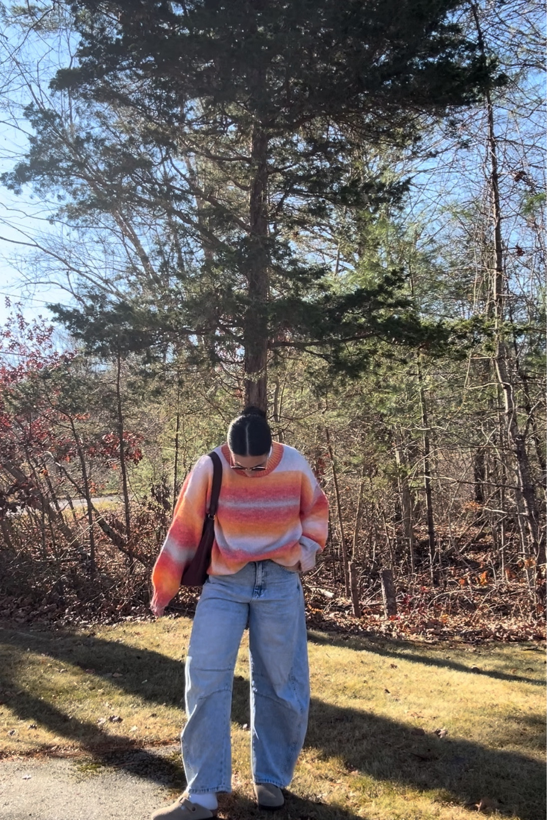 Sunday fit!  Sweater is size medium brand “gilli” — got it at a $20 & below store in Portsmouth NH & bag is old Vince Camuto!

#LTKFindsUnder50 #LTKSaleAlert #LTKShoeCrush