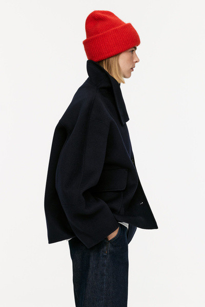 Alpaca-Merino Blend Beanie – Red – Women – ARKET NL | ARKET (US&UK)