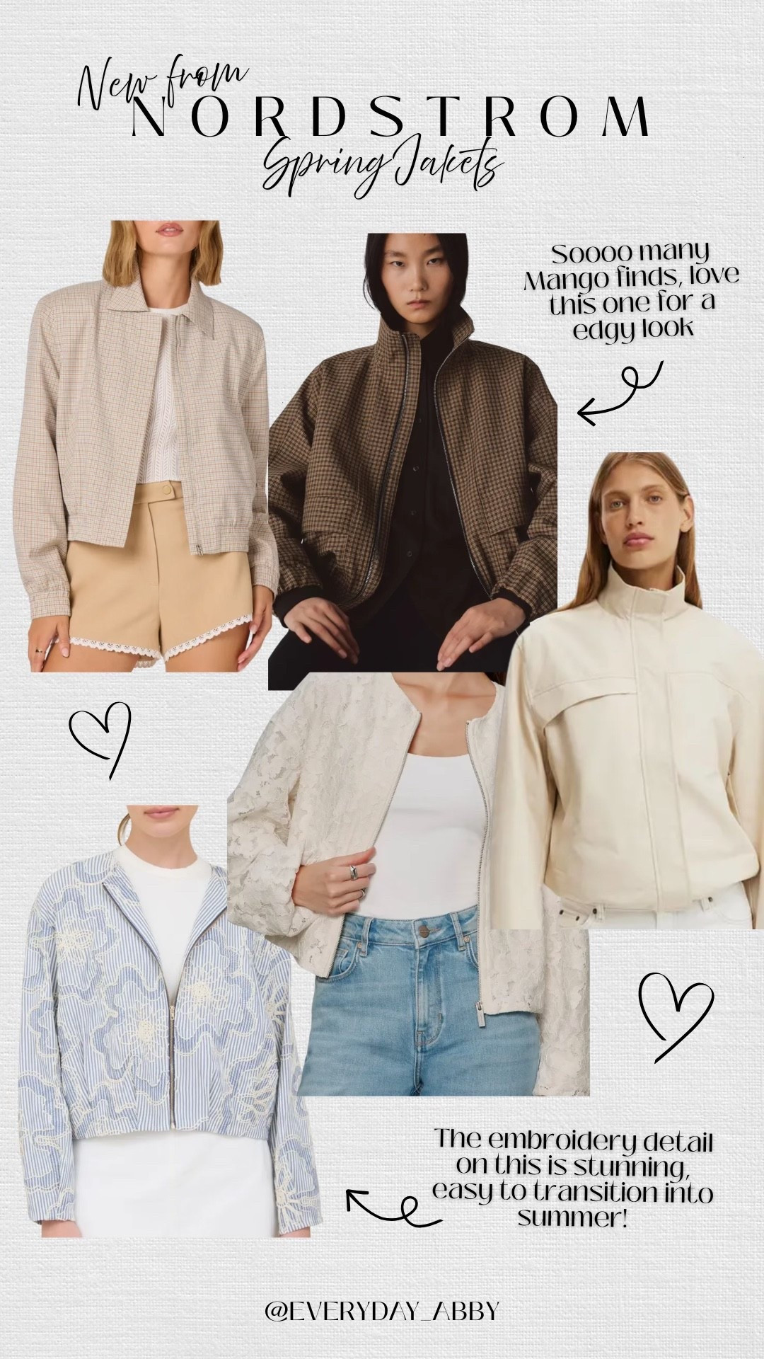 Pulled a few new jackets I have my eye on from Nordstrom! These are great for transitioning from Spring to Summer, all super lightweight! 👏🏻✨

#LTKootd #LTKgrwm