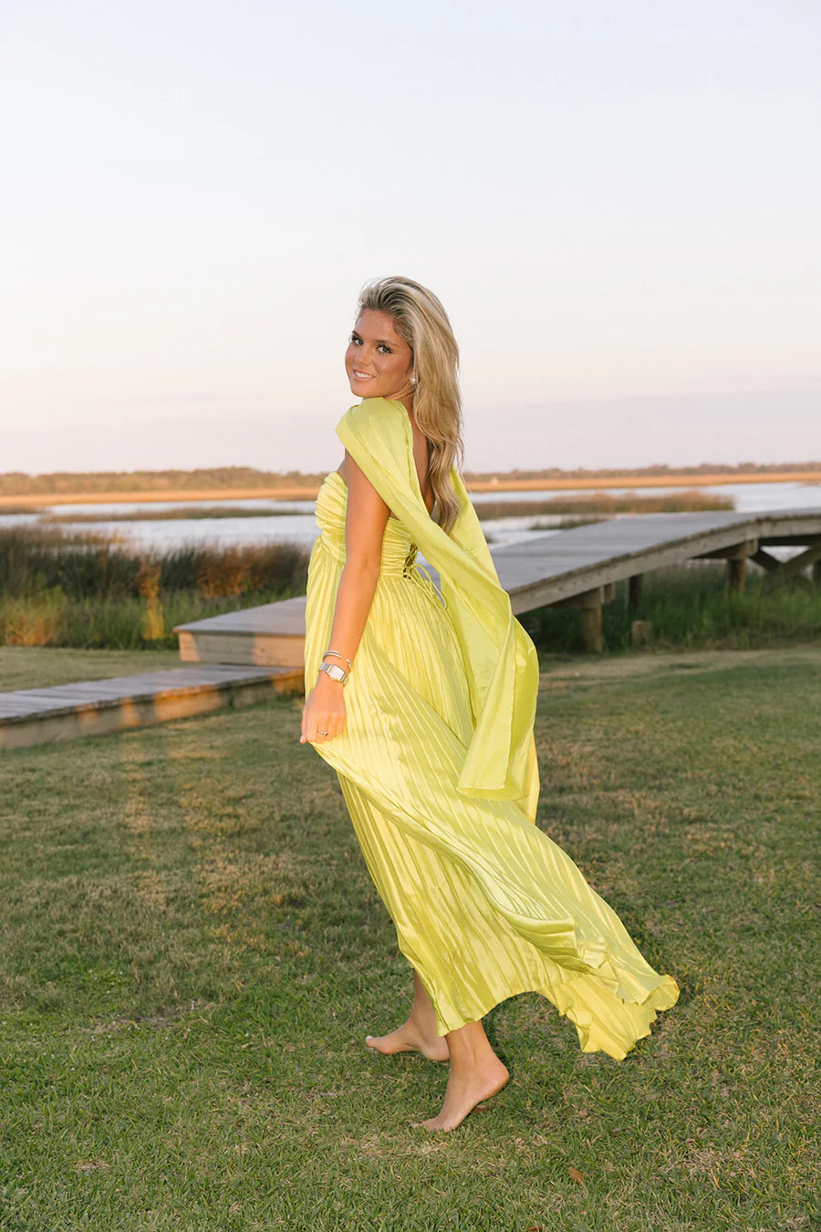 Lyla Dress - Lime | Fancyd Boutiqe