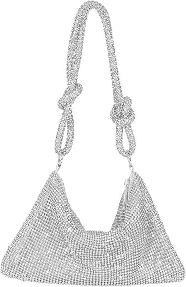 UBORSE Women's Evening Bag Clutch Shoulder Bag Small Sequin Handbag Shoulder Bag Chain Bag for We... | Amazon (UK)