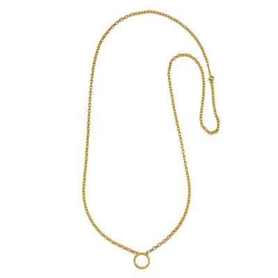 Taryn Truly Wear Your Story Gold Charm Holder Necklace | Satya Jewelry