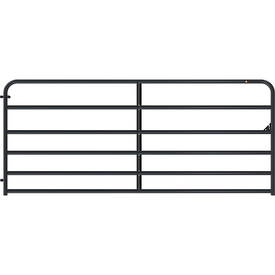 CountyLine  10 ft. x 50 in. 6-Bar Utility Tube Farm Gate, 1-3/4 in. Tube, Blue | Tractor Supply