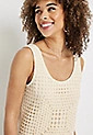 Crochet Scoop Neck Tank Top | Maurices