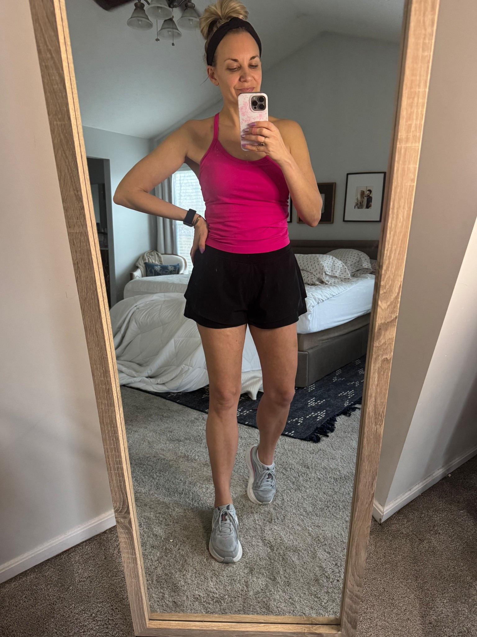 Warmer temps 🙏 mean breaking out my favorite shorts and tops do the gym and walks. 

#LTKfitnessgoals #LTKootd #LTKTall