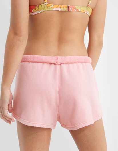 Aerie On-A-Roll Fleece High Waisted Short | American Eagle Outfitters (US & CA)