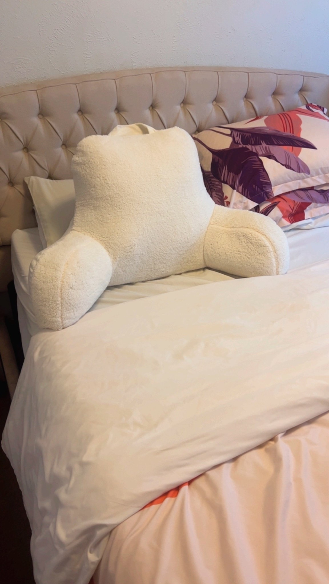 Faux Shearling Bed Rest Pillow 

#LTKHoliday #LTKGiftGuide #LTKSaleAlert