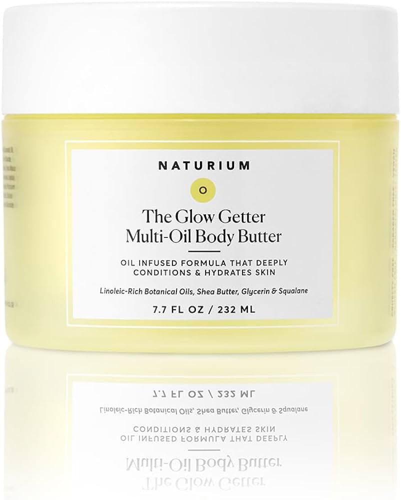 Naturium The Glow Getter Whipped Multi-Oil Body Butter, Firming Cream & Body Moisturiser with She... | Amazon (UK)