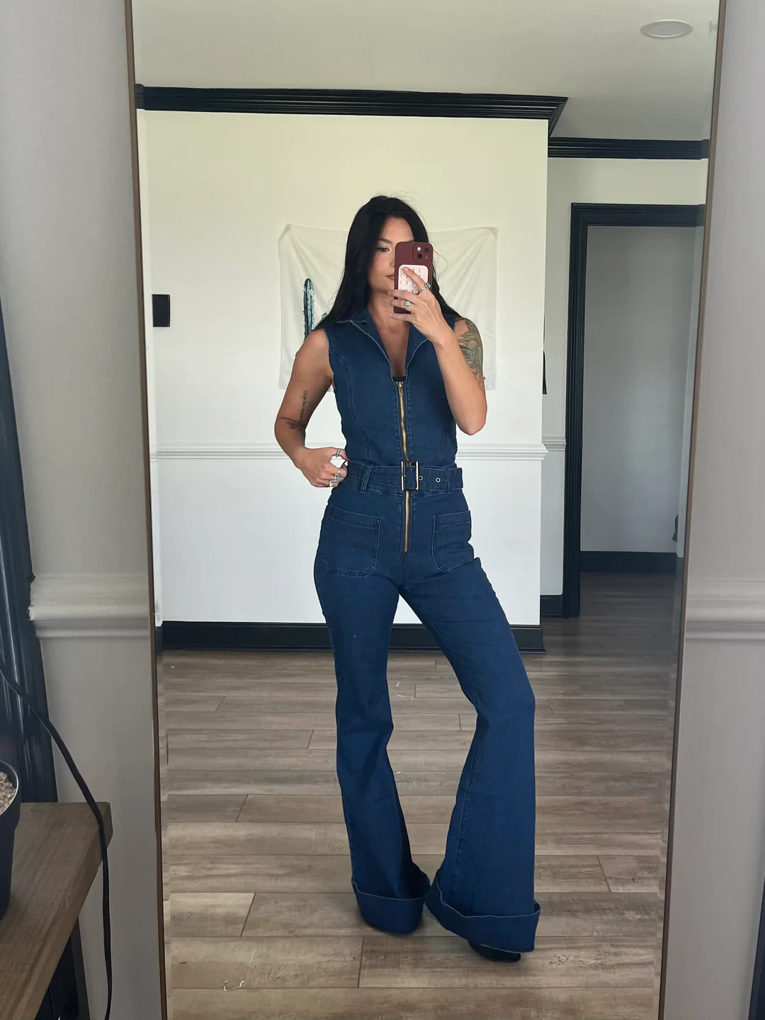 Spring Harvest Denim Jumpsuit | Willow Boutique