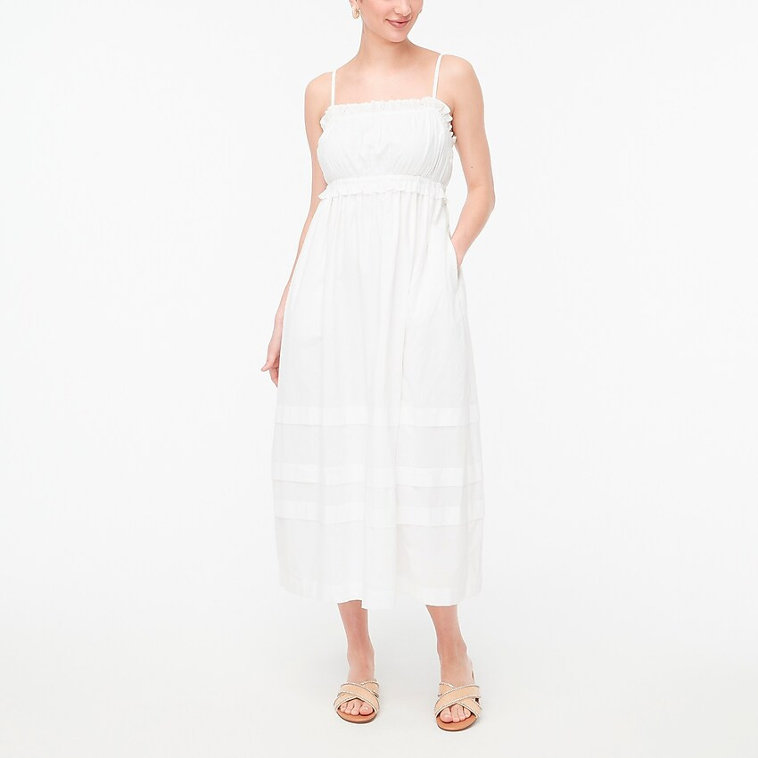 Squareneck ruffle maxi dress | J.Crew Factory