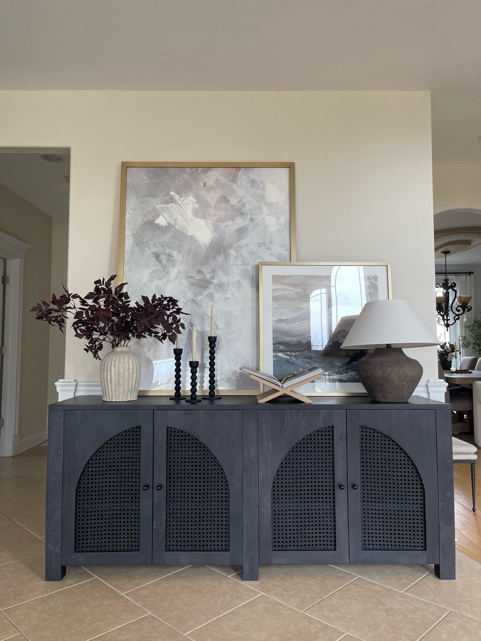 My favorite sideboard styled! These are my favorite stems that I use all year round even though they are most loved in the fall. 

Sideboard styling, console table, sideboard, home decor, magnolia home, home decor, spring decor, lamp, table lamp, 

#LTKhome #LTKSeasonal #LTKsalealert