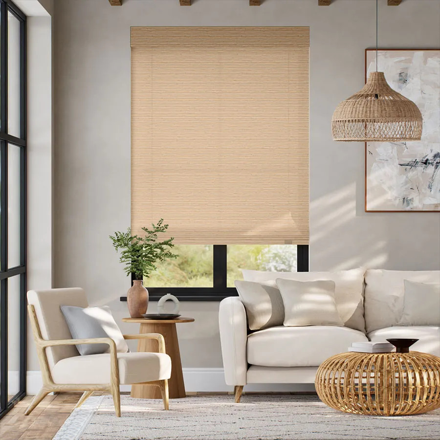 Elevated Coastal Woven Wood Shades | Bamboo Shades | SelectBlinds | Select Blinds