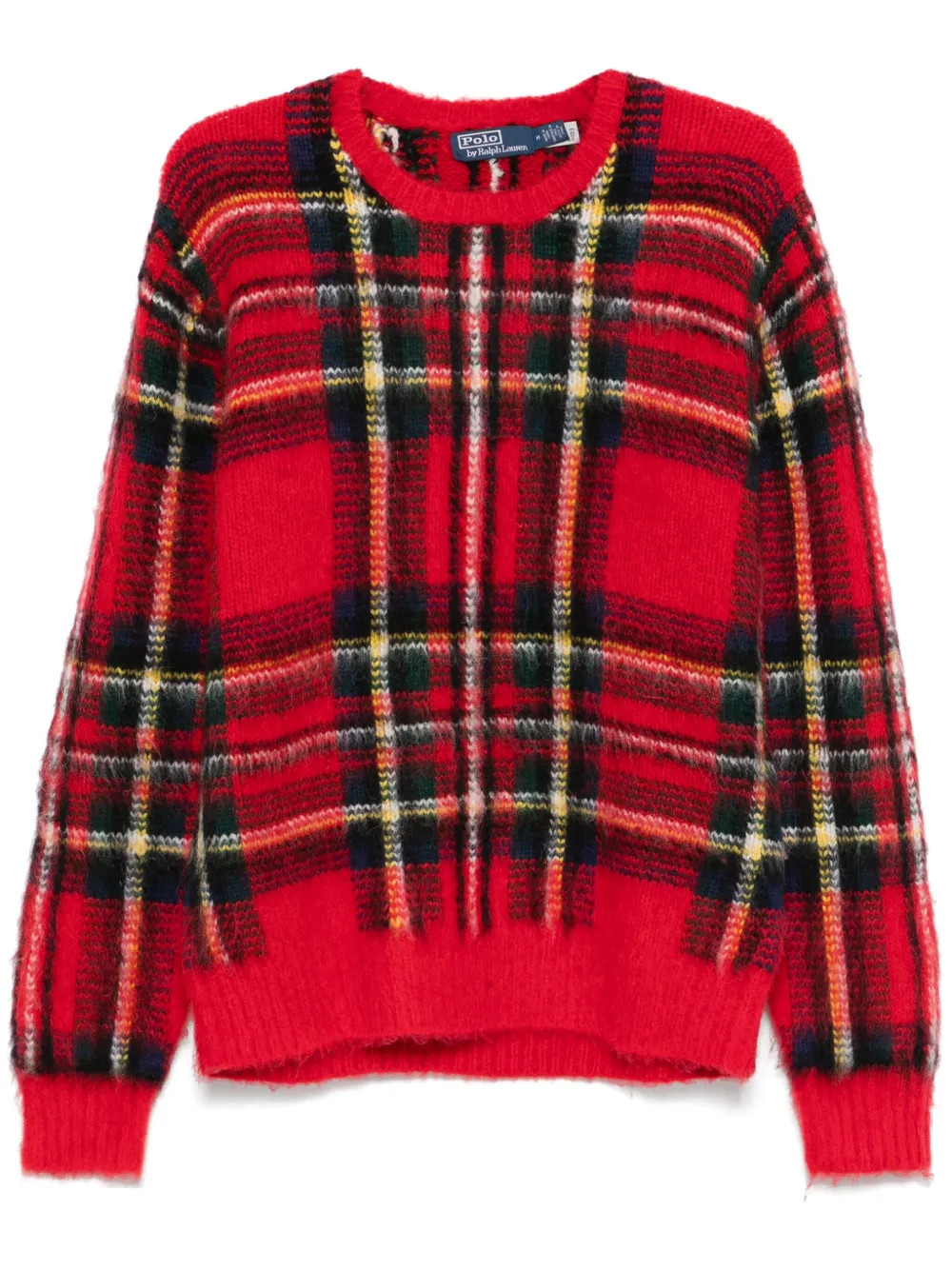 Polo Ralph Lauren Plaid Sweater | Red | FARFETCH UK | Farfetch Global