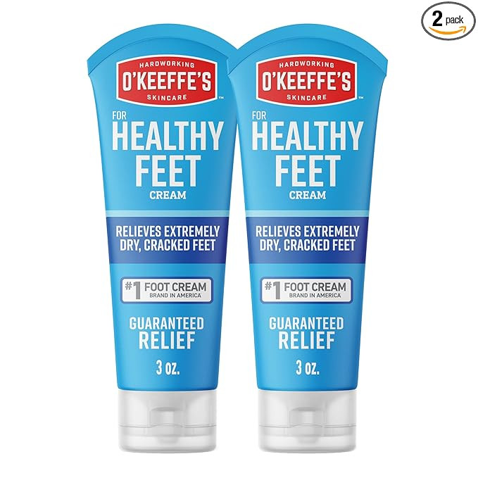 O'Keeffe's for Healthy Feet Foot Cream - 3 oz Tube (2 Pack) - Guaranteed Relief for Extremely Cra... | Amazon (US)