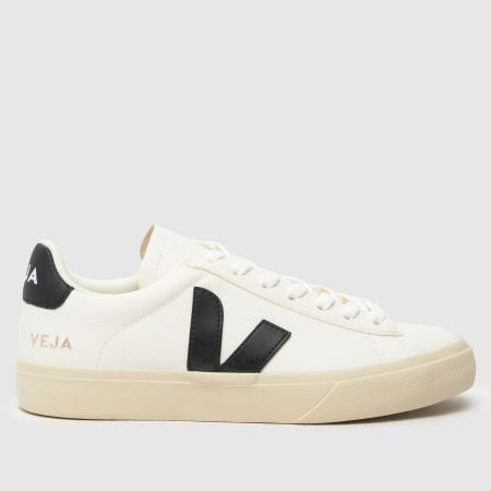 Womens White & Black VEJA Campo Trainers | schuh | Schuh