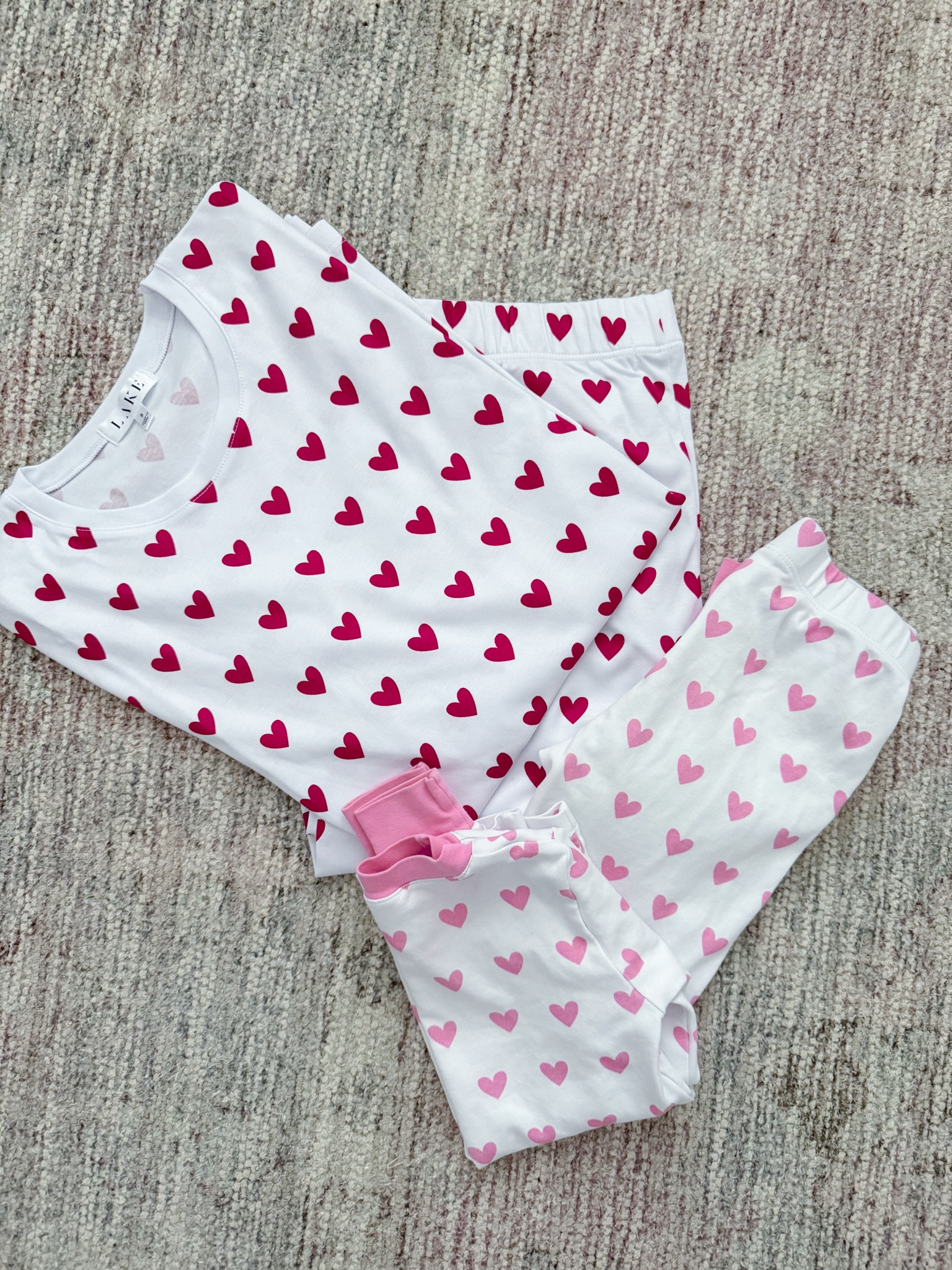 Excited to twin with my daughter this Valentine’s Day!  How cute are these heart pajamas?  They are the softest and so comfy 

#LTKFindsUnder100 #LTKSeasonal #LTKKids