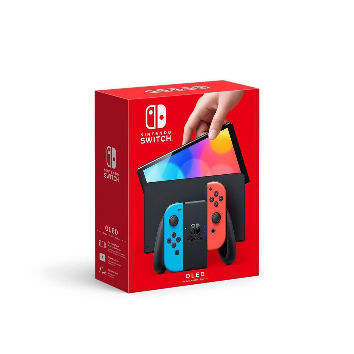 Nintendo Switch - OLED Model with Neon Red & Neon Blue Joy-Con | Target