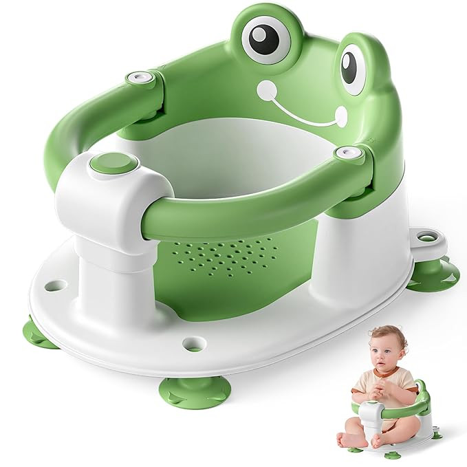 Baby Bath Seat for Babies 6 Months & up Non-Slip Toddler Bath Seats for Sitting Up Infant Bathtub... | Amazon (US)