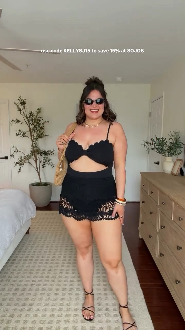 Midsize vacation outfit idea 🌴 wearing one of my favorite confidence boosting swimsuits + my @sojosvision sunnies 🕶️ made with eco friendly materials. You can save at @sojosvision with my code KELLYSJ15 

Swimsuit - size xxl (I size up for my long torso)
Skirt - xl

#LTKMidsize #LTKSwim #LTKootd