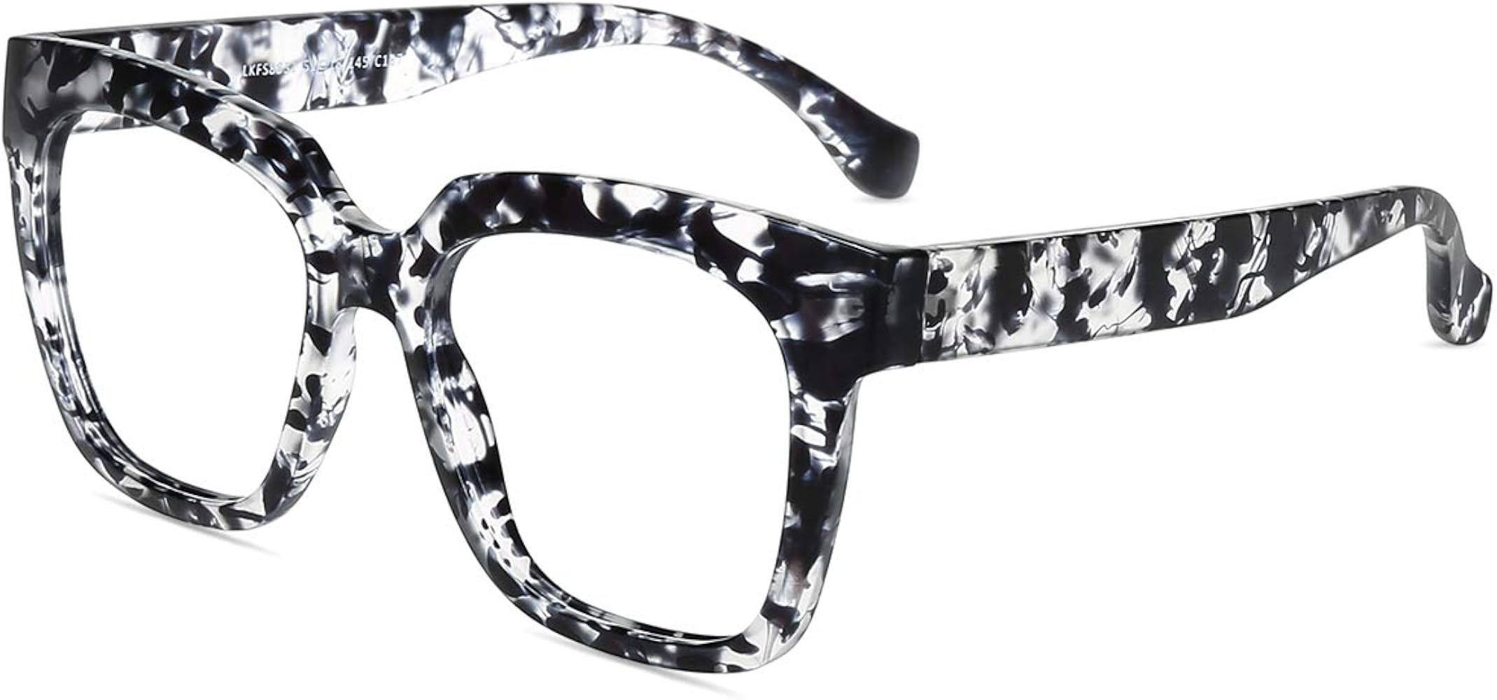 Firmoo Oversize Square Blue Light Blocking Glasses for Women/Men, Anti Eyestrain & UV Protection ... | Amazon (US)